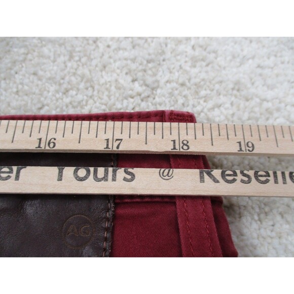 AG Adriano Goldschmied Pants Mens 36 Red Graduate Tailored Leg Chino 36x28 * - Picture 15 of 16